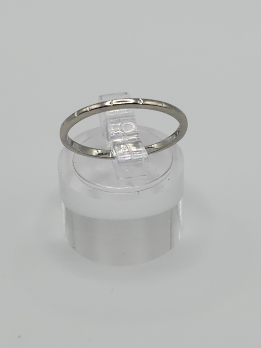 18K Solid Gold Band Size 6.5 Minimalist Stackable Ring